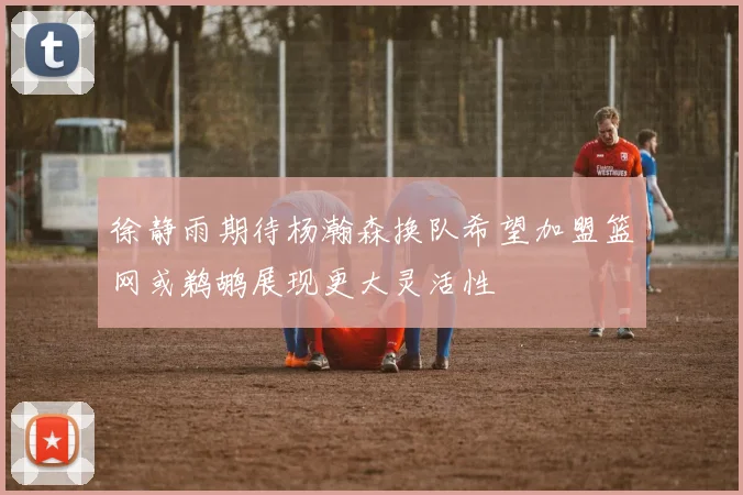 徐静雨期待杨瀚森换队希望加盟篮网或鹈鹕展现更大灵活性